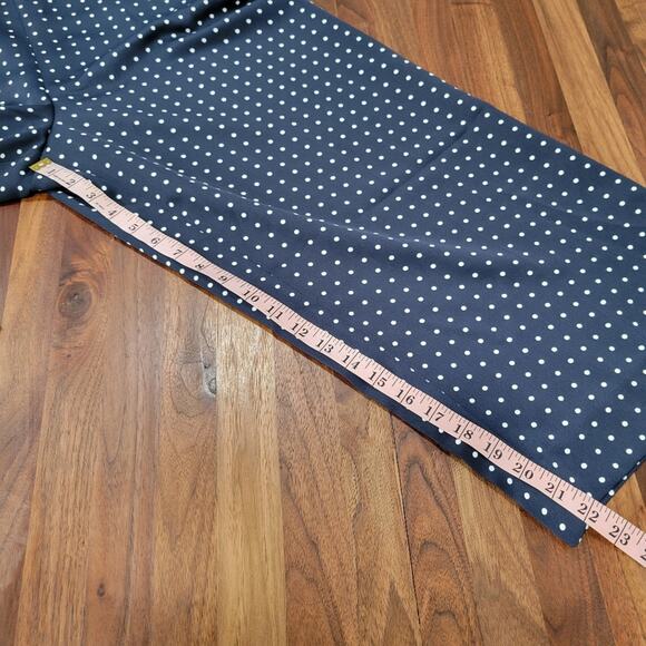 NWT Banana Republic Polka Dot Twist Back Wide Leg Crop Romper Size 12 - Picture 11 of 14